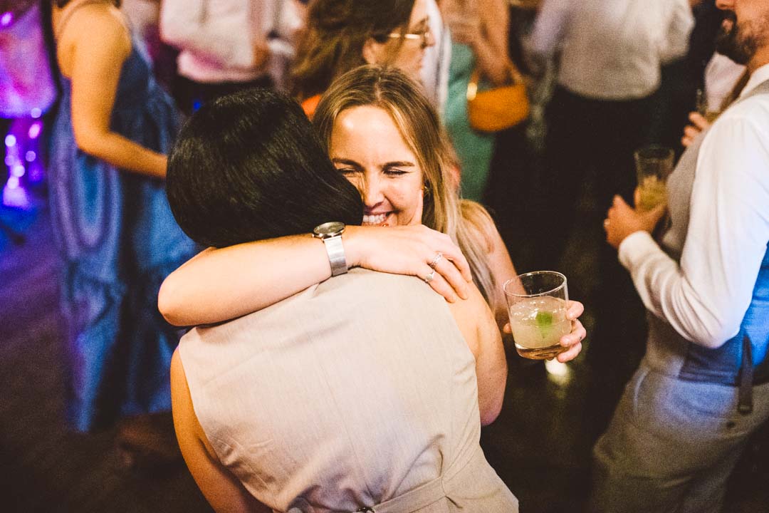 guests hugging