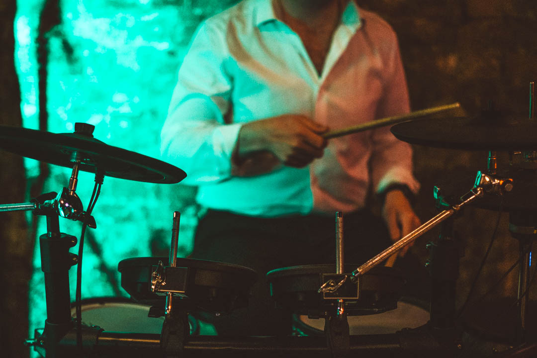 wedding band drums detail