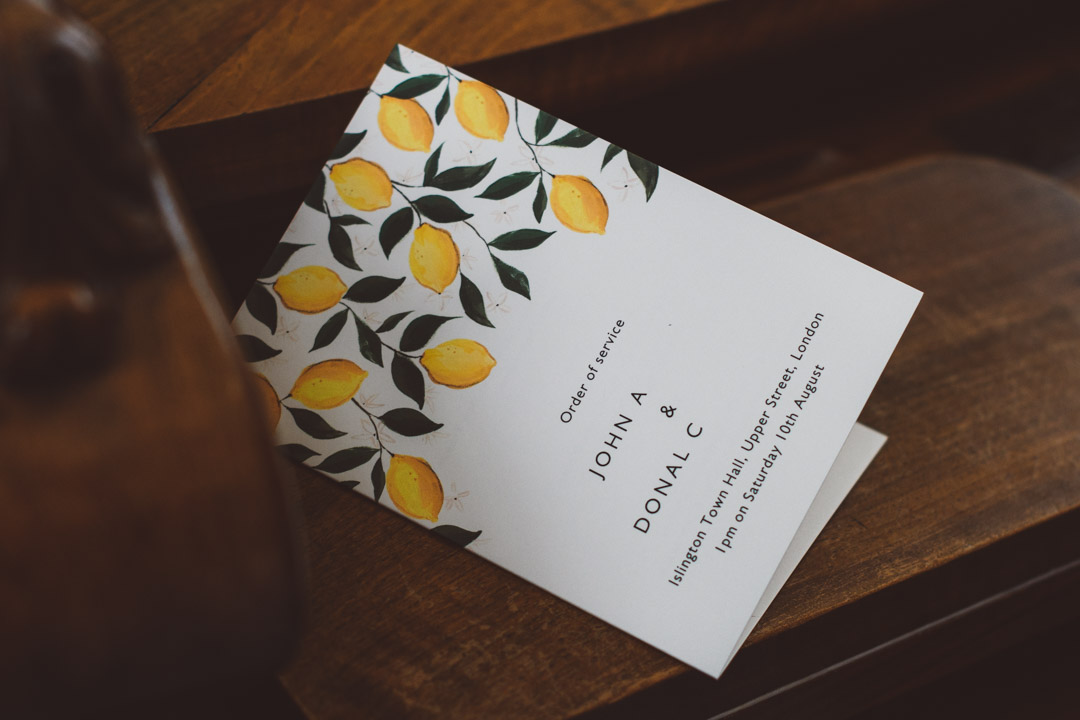 order of service