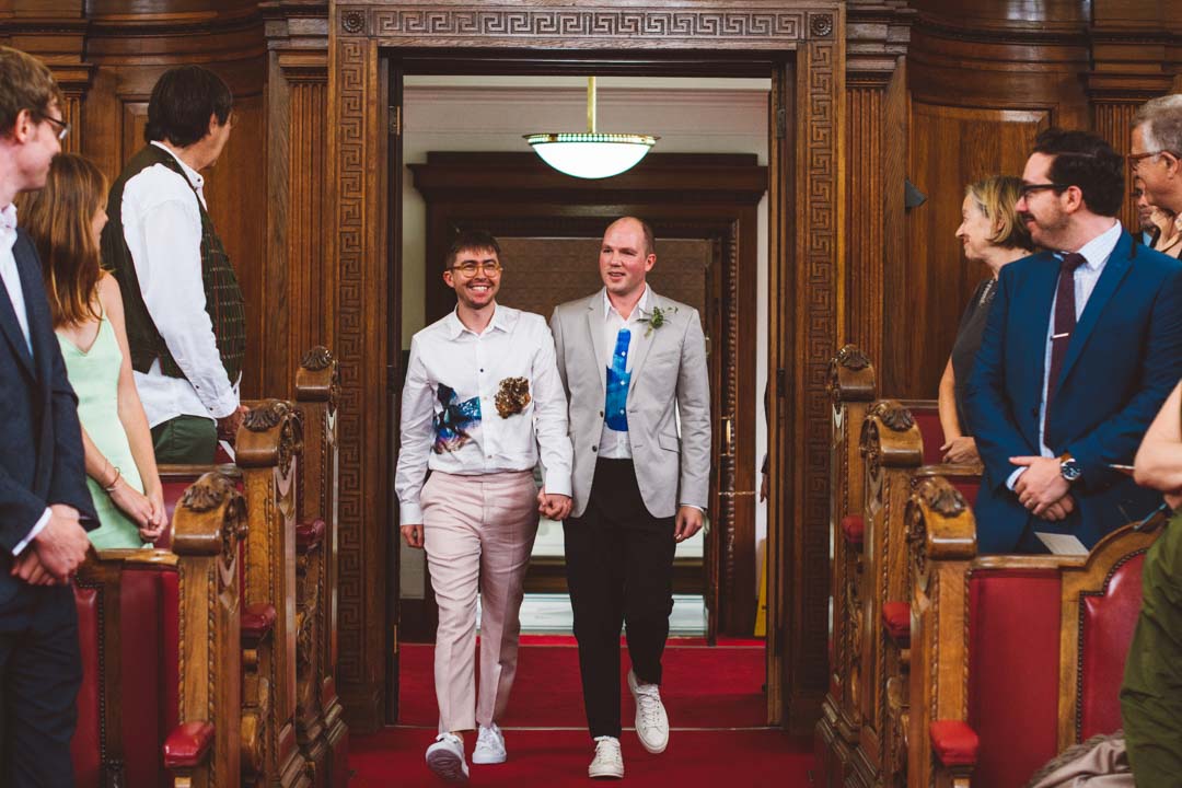 Islington Town Hall Council Chamber wedding
