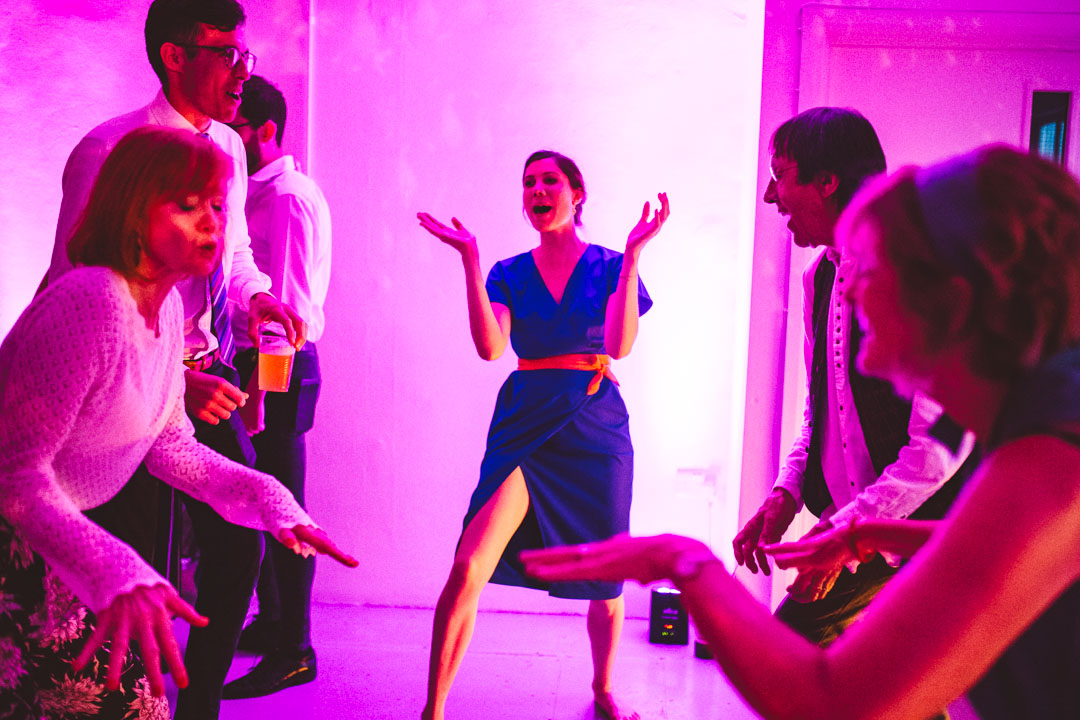Core Clapton East London fun wedding party