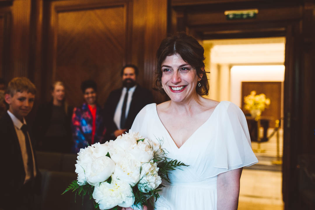 bride walking down the aisle