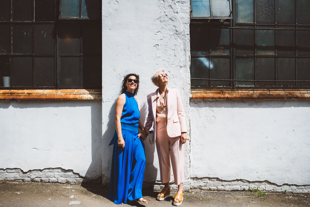 cool Hackney wedding