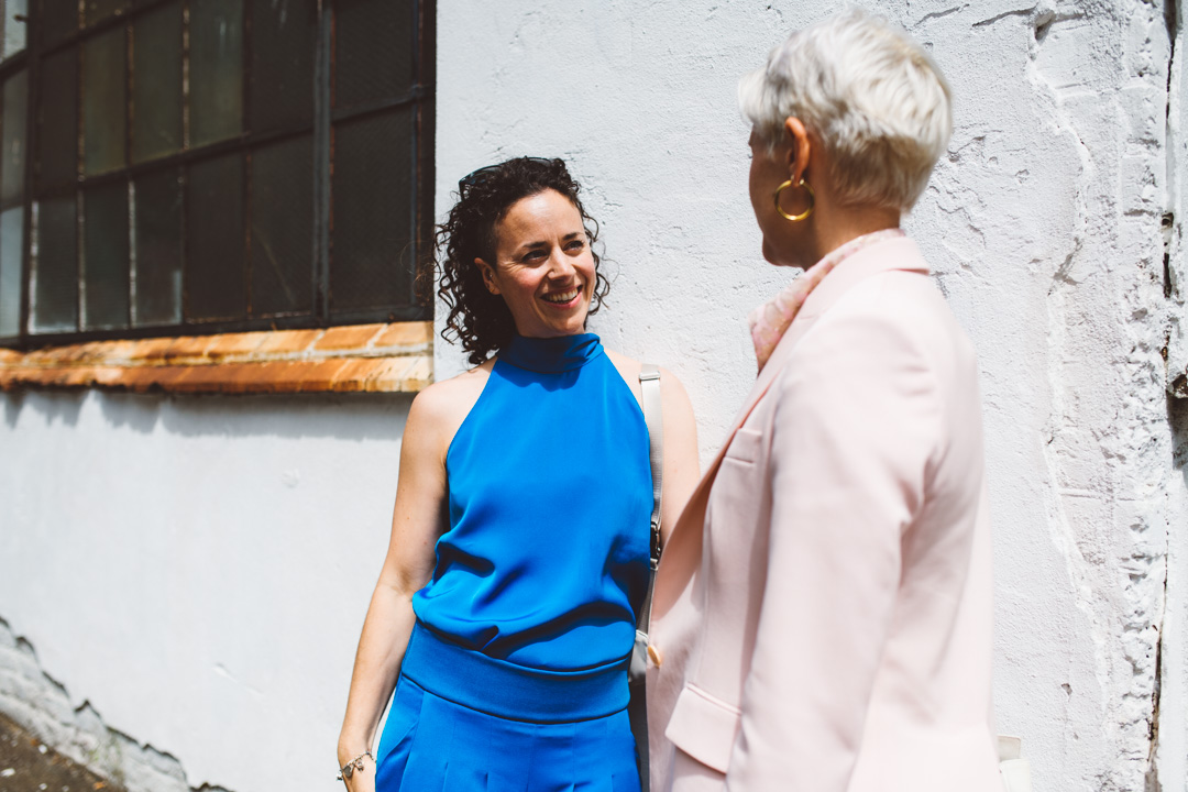 Hackney wedding lesbian brides