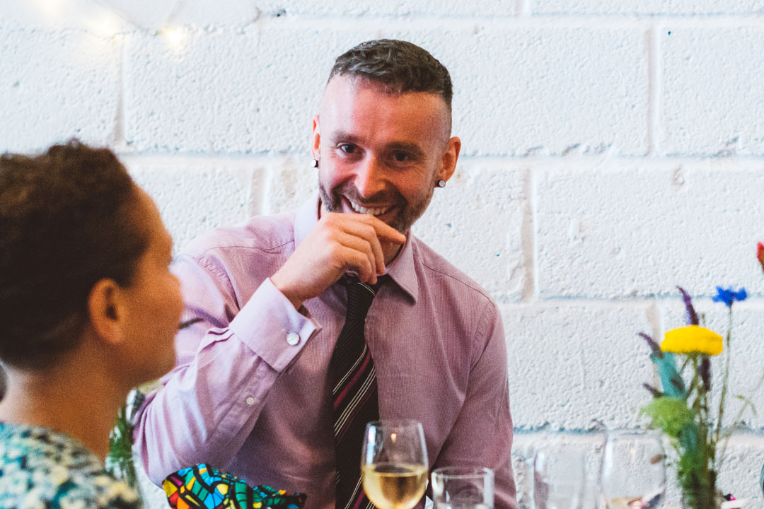 Hackney wedding guest