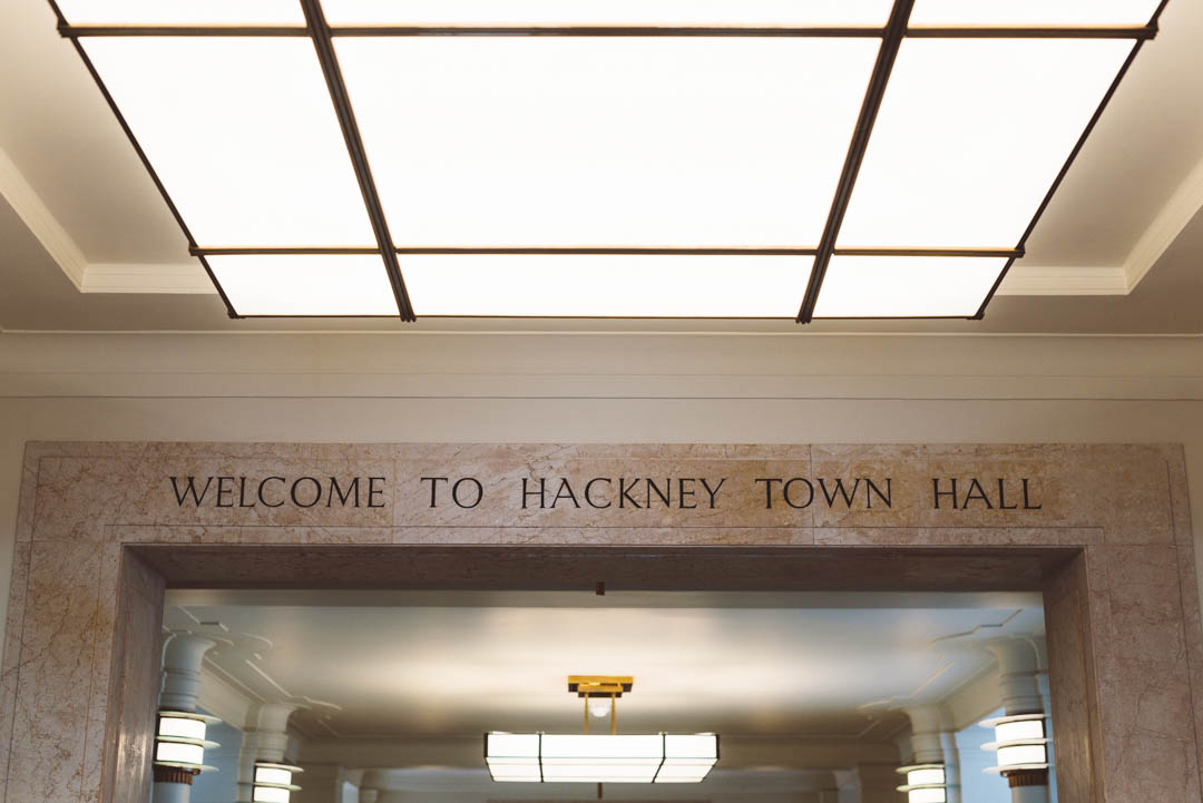 Hackney Town Hall entrance