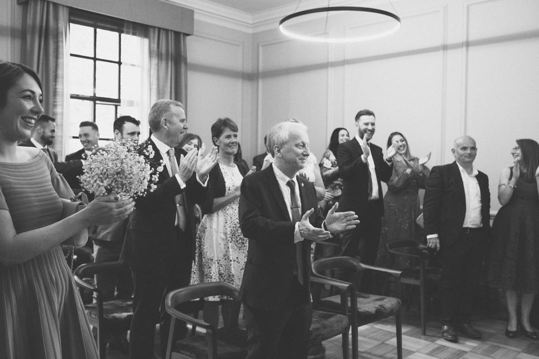 guests clapping
