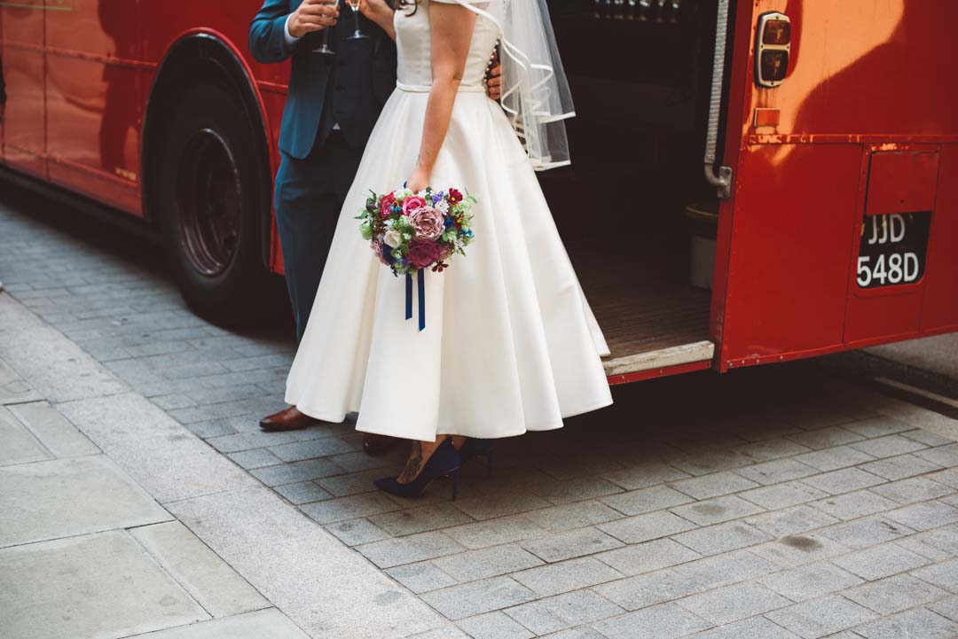 Intimate Wedding London Old Marylebone Town Hall non traditional wedding photos