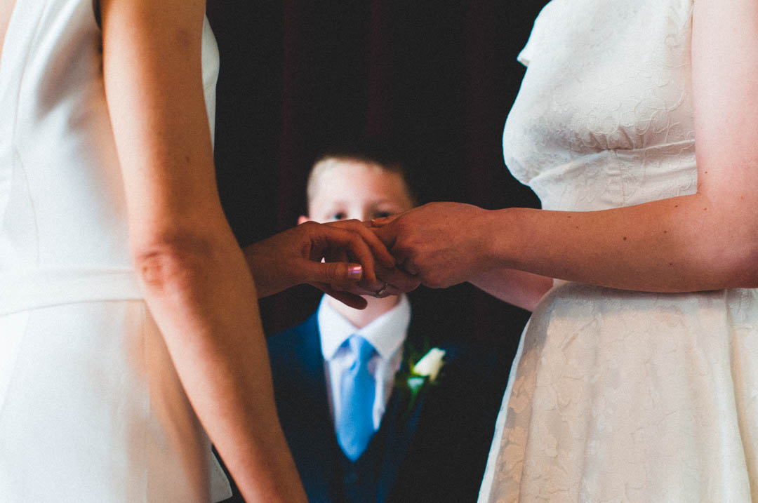 wedding ring exchange