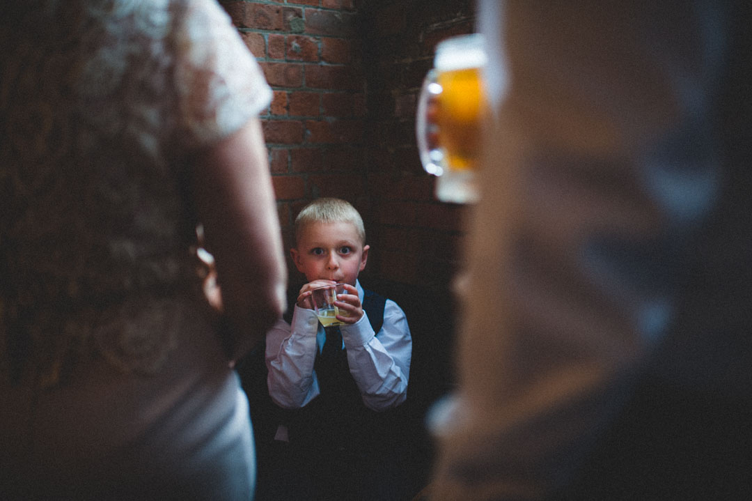 child at wedding