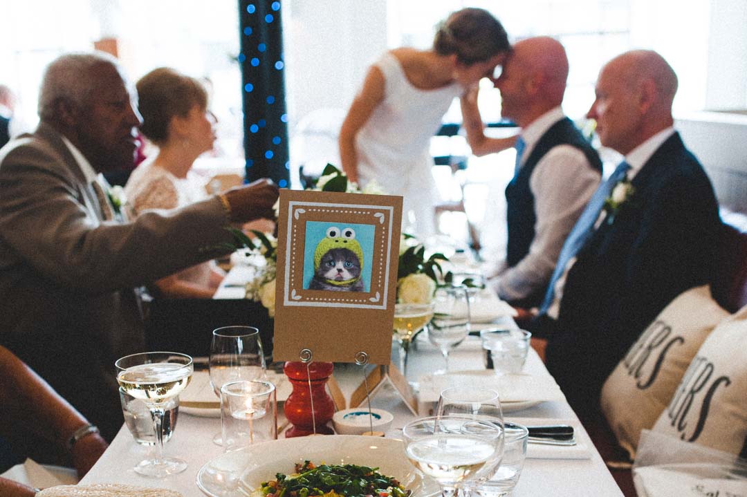 wedding table number