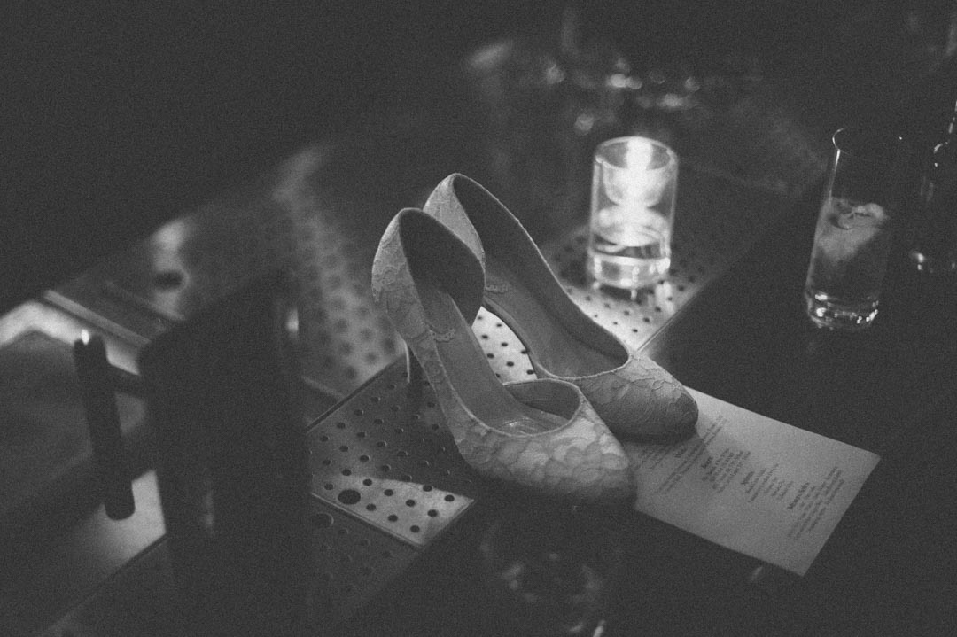 bride's shoes