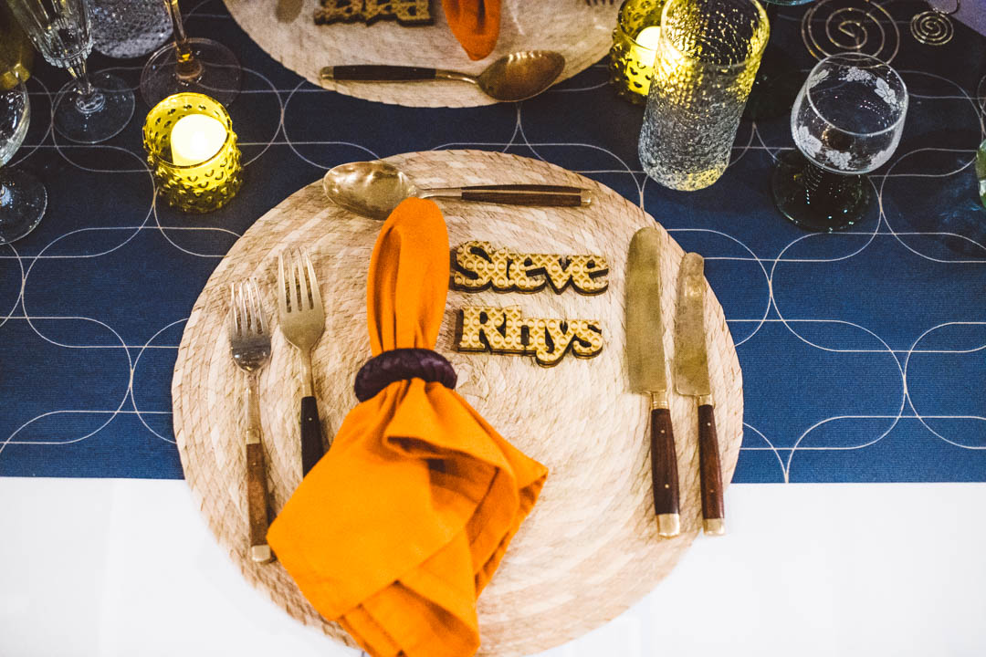 Mildmay Club Wedding tableware by Disco Dining