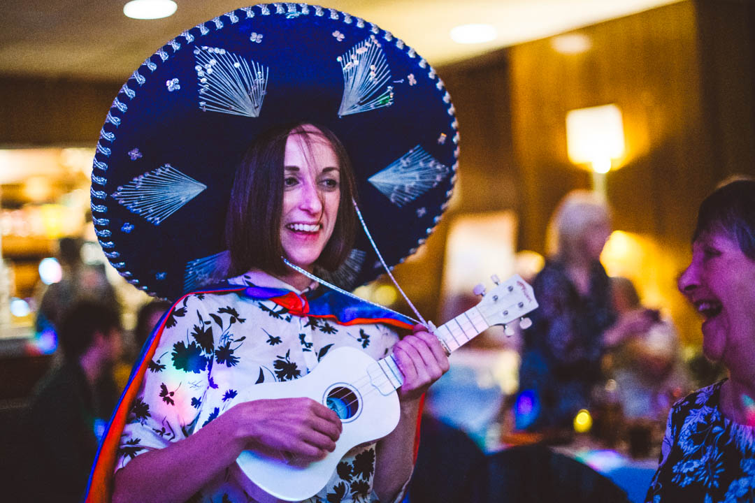guest dressed up as mariachi
