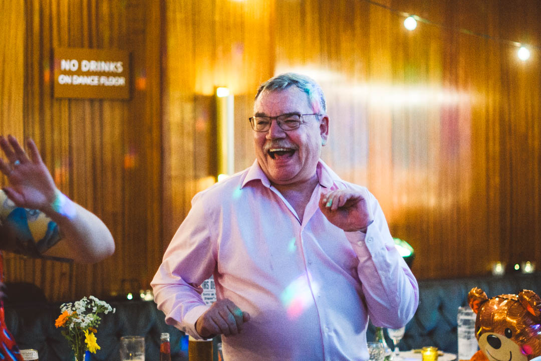 fun wedding dancing photo