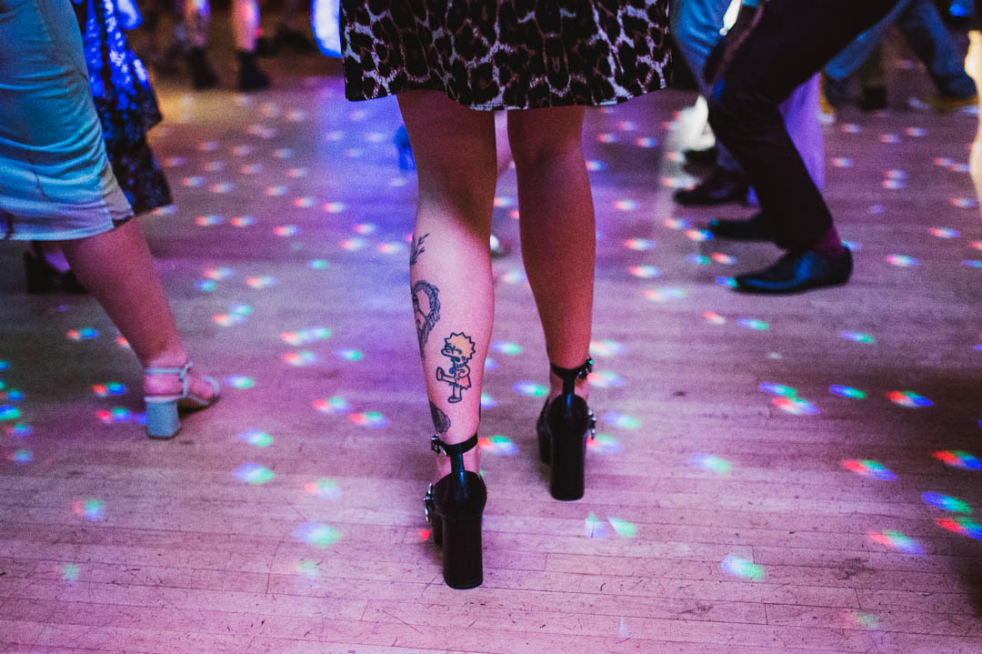 Mildmay Club wedding dancefloor quirky detail