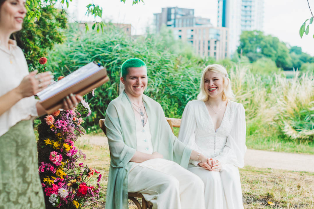 North London Wedding Venues Woodberry Wetlands humanist ceremony