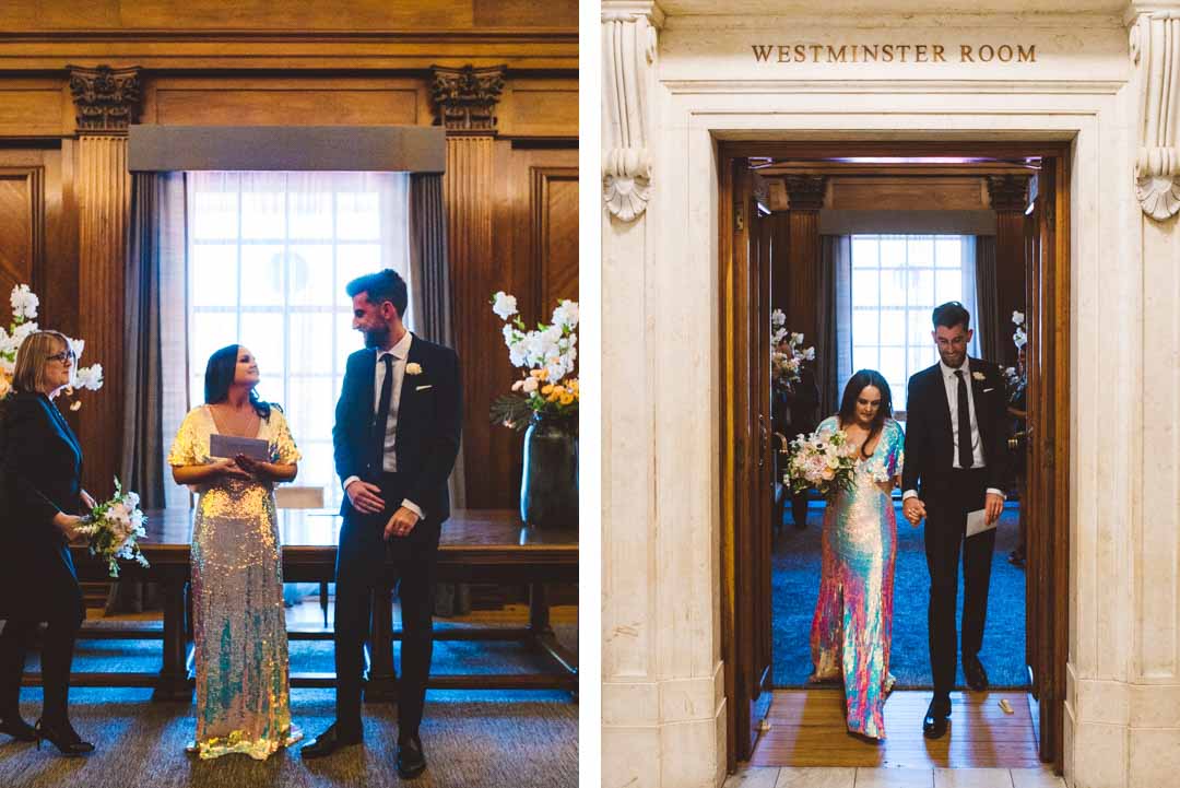 Old Marylebone Town Hall wedding