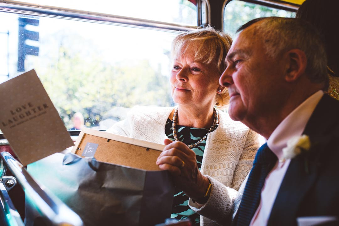 Old Marylebone Town Hall wedding, routemaster ride