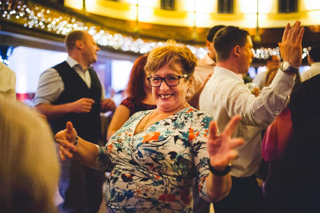 guest dancing candid shot