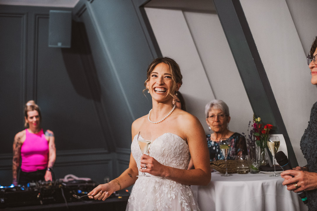 bride calling for attention