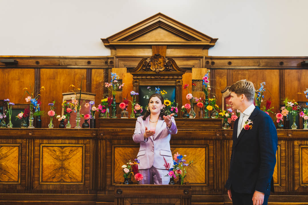 Town Hall Hotel Wedding ceremony celebrant