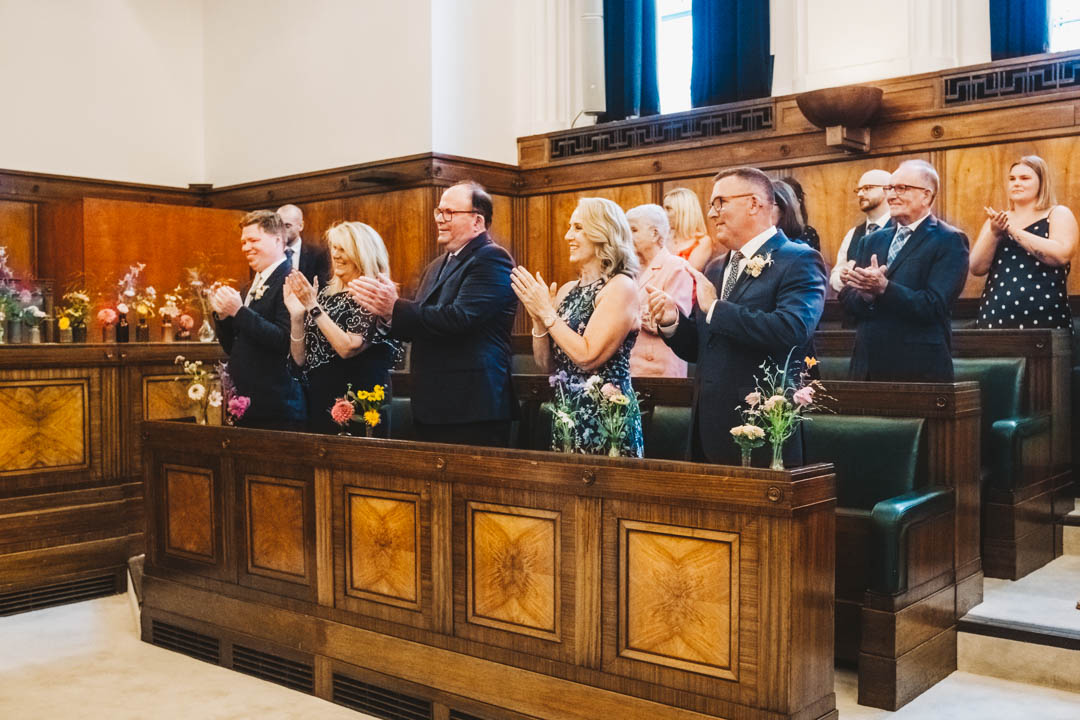 guests clapping