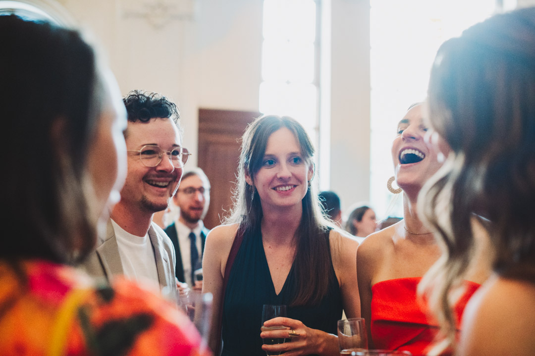 guests at cocktail hour