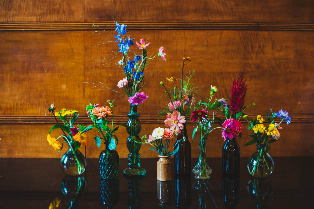 Bethnal Green Town Hall Hotel wedding flowers - Borrowed Light