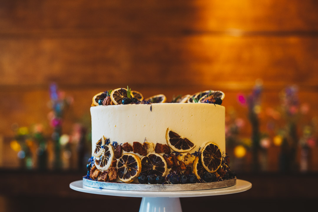 Bethnal Green Town Hall Hotel wedding cake by Luminary Bakery