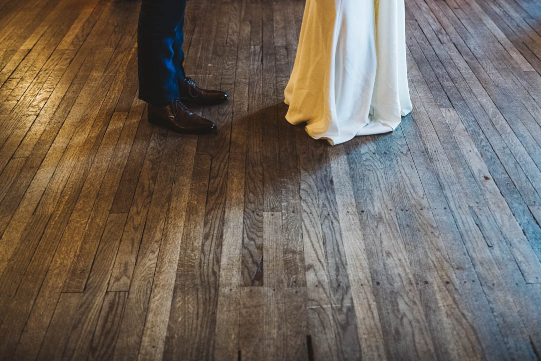 Bethnal Green Town Hall Hotel wedding first dance detail