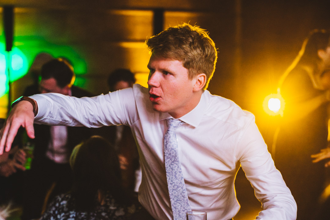 groom on dancefloor