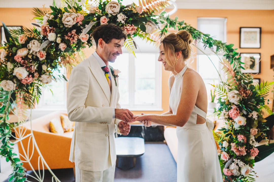 Waltham Forest Town Hall wedding ring exchange