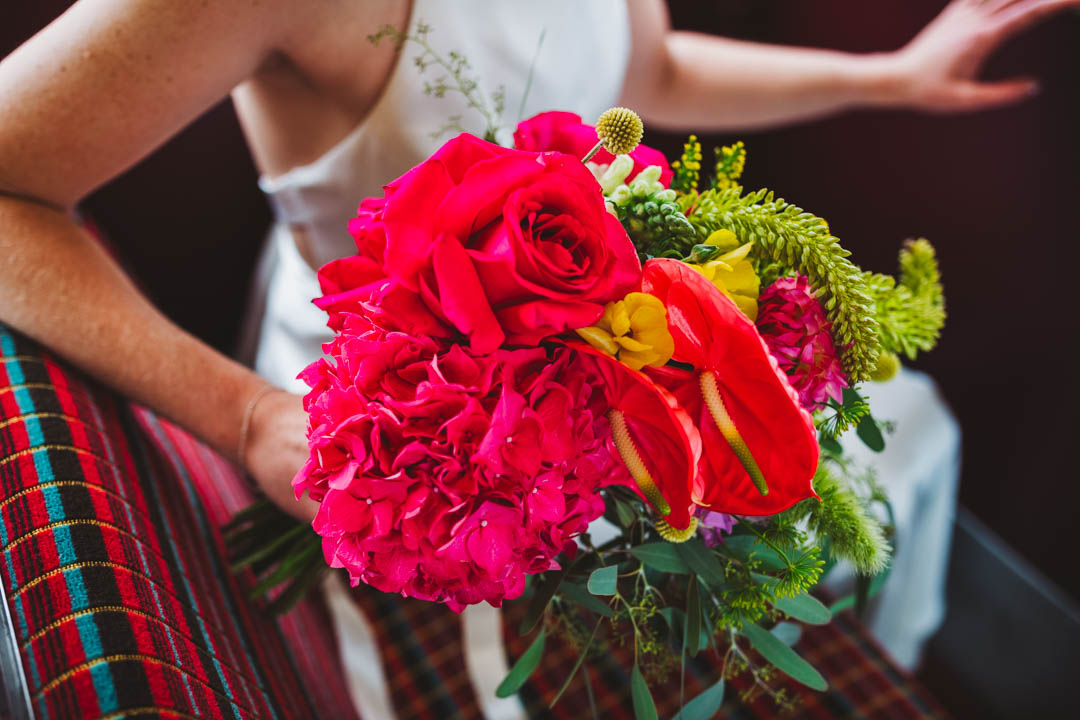 Waltham Forest Town Hall wedding bride's bouquet