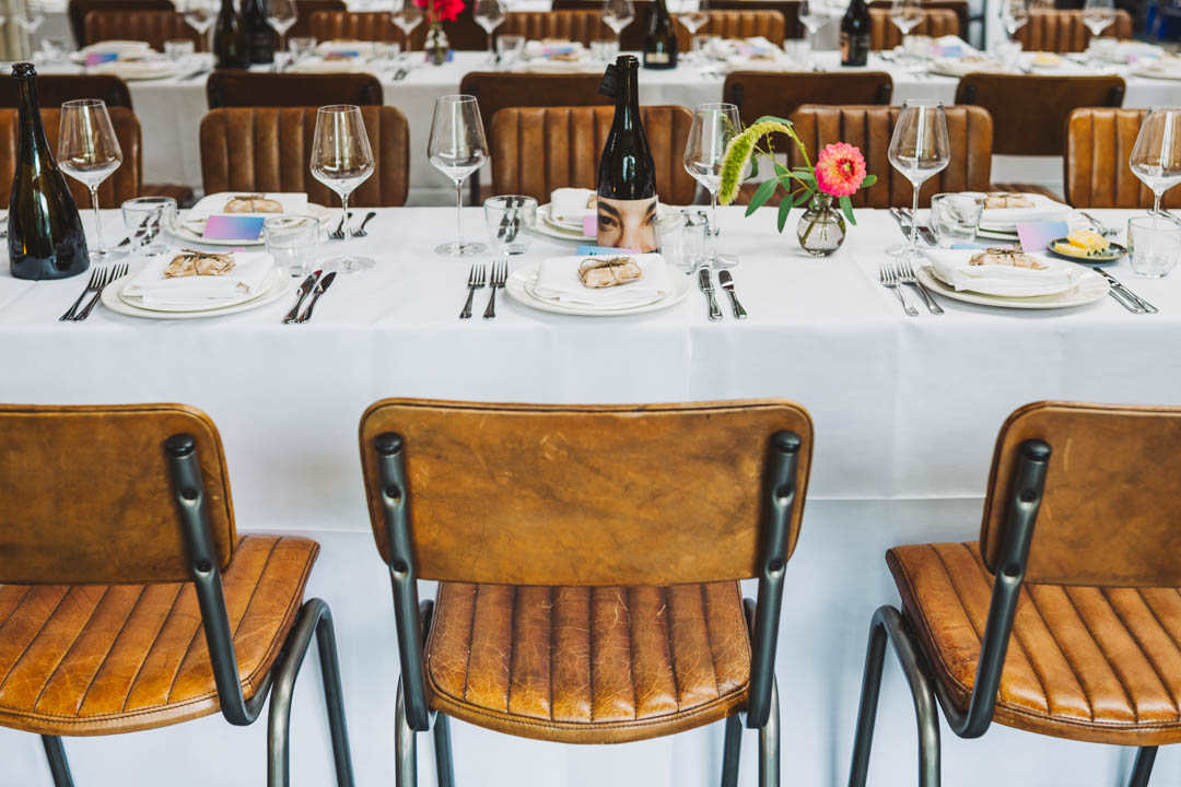 Renegade Urban Winery wedding table decor