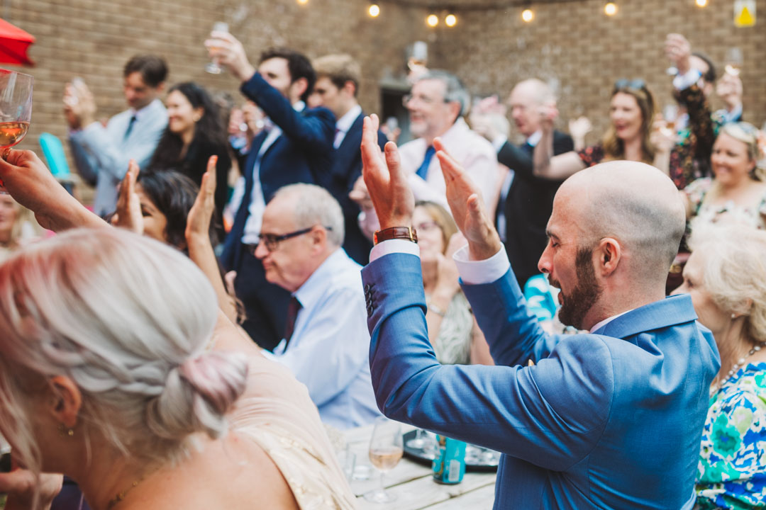 guests clapping