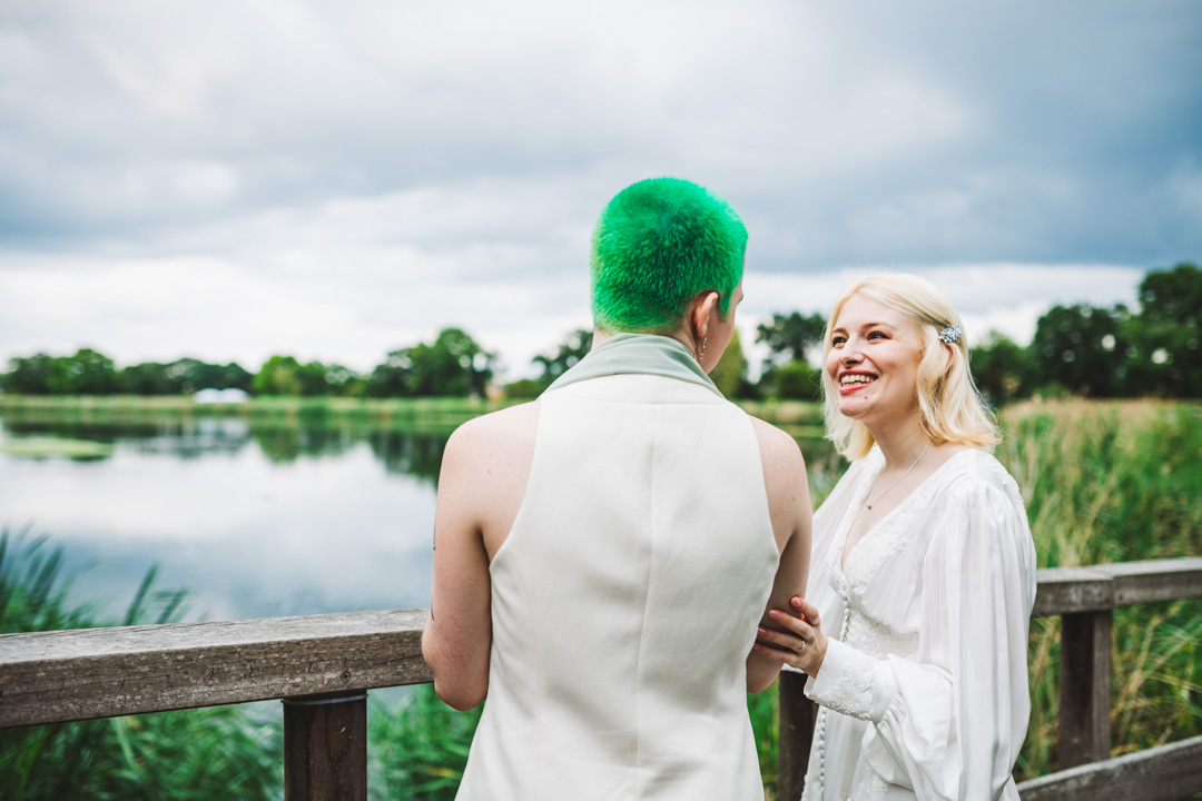 Woodberry Wetlands wedding couple photos