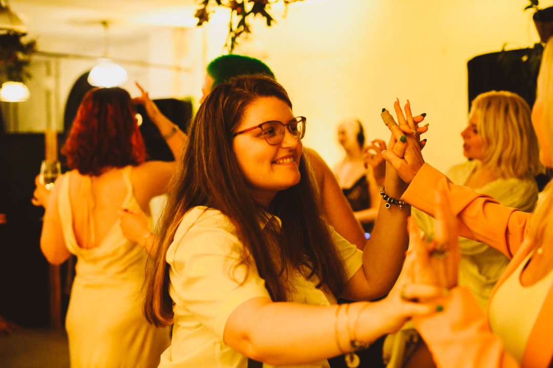 guests dancing together