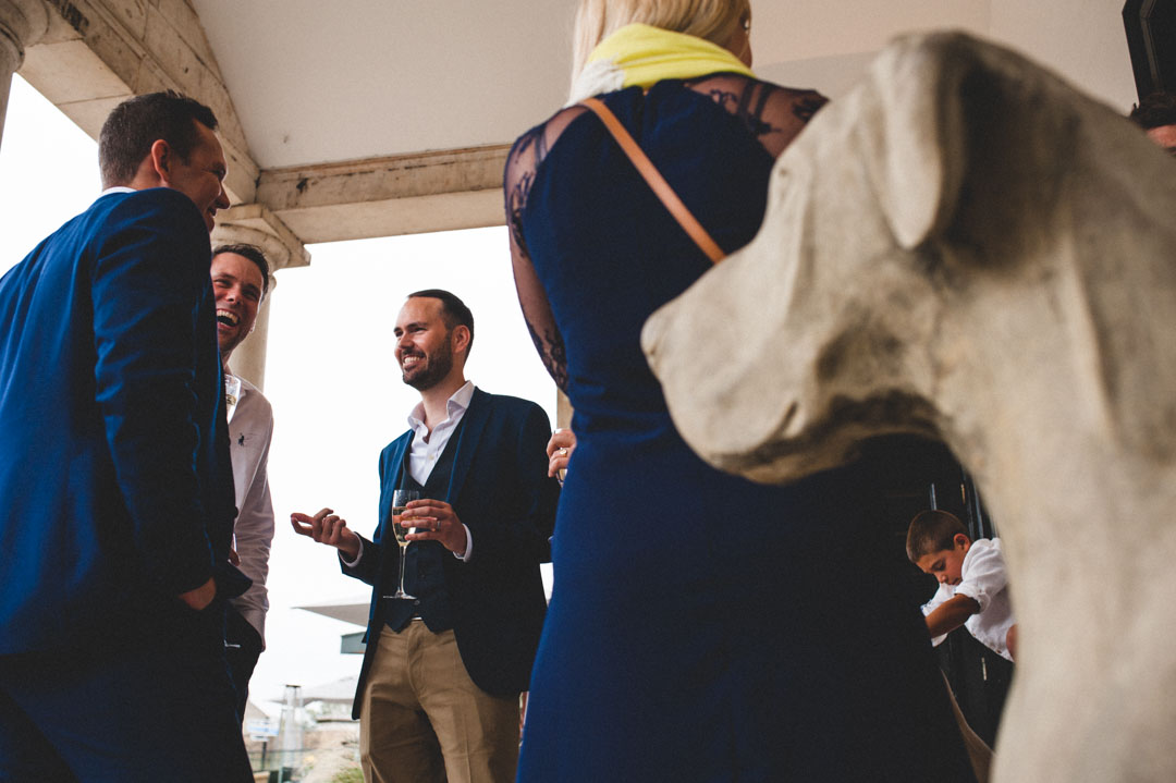 wedding reception candid shot