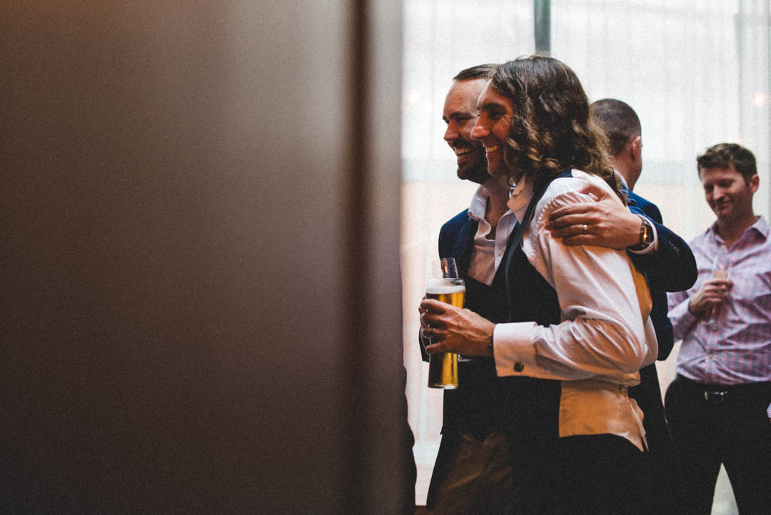groom with guest