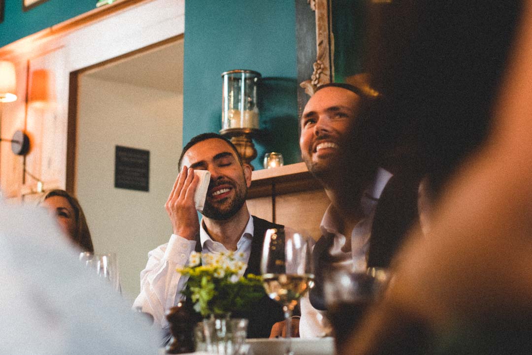 emotional groom